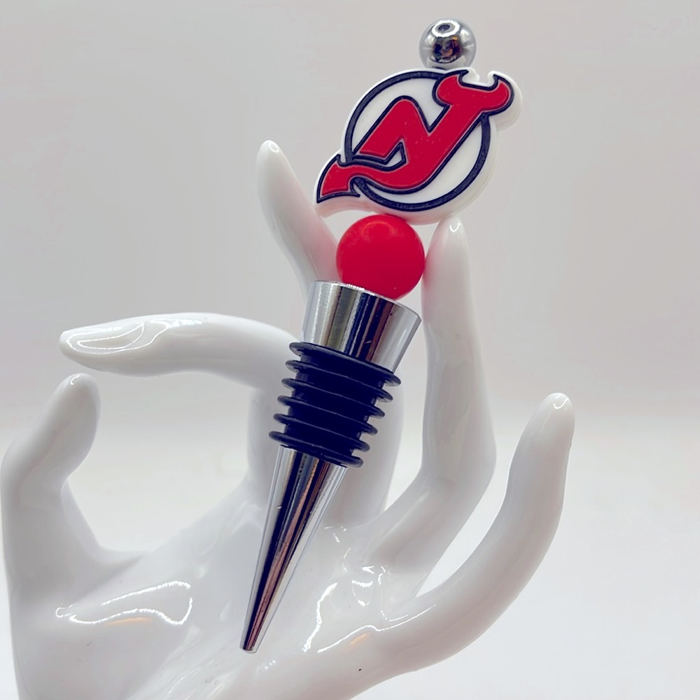WINE BOTTLE STOPPER - New Jersey Devils